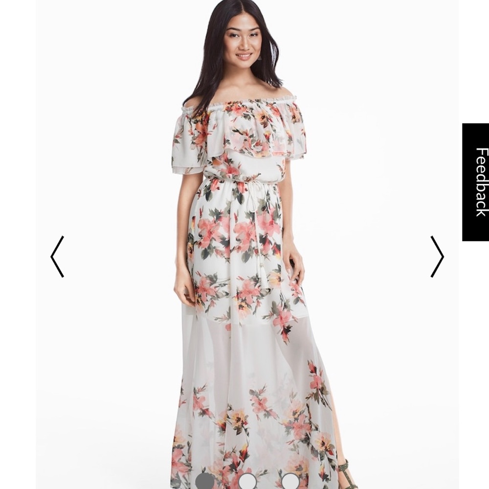 NWT. White House black market maxi dress